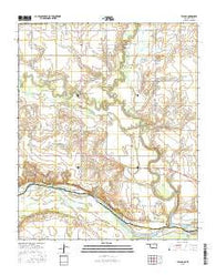 Taylor Oklahoma Current topographic map, 1:24000 scale, 7.5 X 7.5 Minute, Year 2016