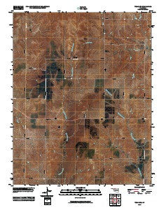 Tegarden Oklahoma Historical topographic map, 1:24000 scale, 7.5 X 7.5 Minute, Year 2010