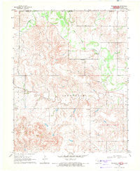 Tegarden NE Oklahoma Historical topographic map, 1:24000 scale, 7.5 X 7.5 Minute, Year 1969