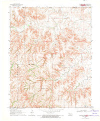 Tegarden NW Oklahoma Historical topographic map, 1:24000 scale, 7.5 X 7.5 Minute, Year 1969