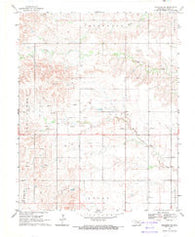 Tegarden SE Oklahoma Historical topographic map, 1:24000 scale, 7.5 X 7.5 Minute, Year 1969