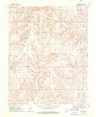 Tegarden Oklahoma Historical topographic map, 1:24000 scale, 7.5 X 7.5 Minute, Year 1969