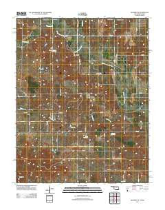 Tegarden NE Oklahoma Historical topographic map, 1:24000 scale, 7.5 X 7.5 Minute, Year 2012