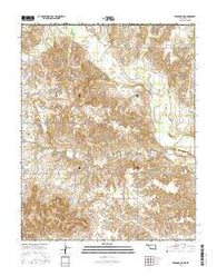 Tegarden NE Oklahoma Current topographic map, 1:24000 scale, 7.5 X 7.5 Minute, Year 2016
