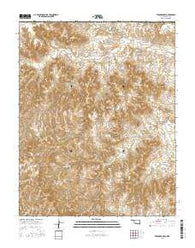 Tegarden NW Oklahoma Current topographic map, 1:24000 scale, 7.5 X 7.5 Minute, Year 2016