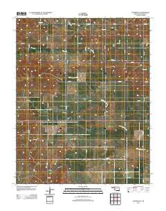 Tegarden SE Oklahoma Historical topographic map, 1:24000 scale, 7.5 X 7.5 Minute, Year 2012