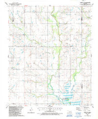 Temple NW Oklahoma Historical topographic map, 1:24000 scale, 7.5 X 7.5 Minute, Year 1987
