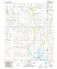 Temple NW Oklahoma Historical topographic map, 1:24000 scale, 7.5 X 7.5 Minute, Year 1987