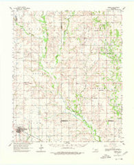 Temple Oklahoma Historical topographic map, 1:62500 scale, 15 X 15 Minute, Year 1962