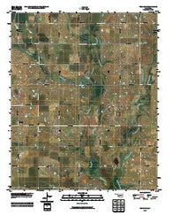 Temple NW Oklahoma Historical topographic map, 1:24000 scale, 7.5 X 7.5 Minute, Year 2010