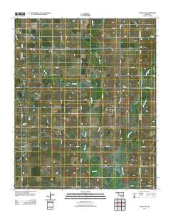 Temple NW Oklahoma Historical topographic map, 1:24000 scale, 7.5 X 7.5 Minute, Year 2012