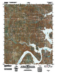 Terlton Oklahoma Historical topographic map, 1:24000 scale, 7.5 X 7.5 Minute, Year 2009