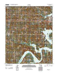 Terlton Oklahoma Historical topographic map, 1:24000 scale, 7.5 X 7.5 Minute, Year 2012