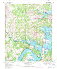Terlton Oklahoma Historical topographic map, 1:24000 scale, 7.5 X 7.5 Minute, Year 1970