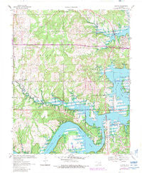 Terlton Oklahoma Historical topographic map, 1:24000 scale, 7.5 X 7.5 Minute, Year 1970
