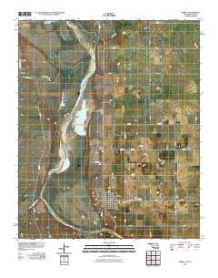 Terral Oklahoma Historical topographic map, 1:24000 scale, 7.5 X 7.5 Minute, Year 2010