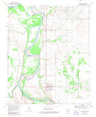 Terral Oklahoma Historical topographic map, 1:24000 scale, 7.5 X 7.5 Minute, Year 1968