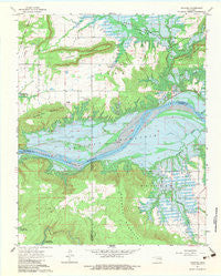 Texanna Oklahoma Historical topographic map, 1:24000 scale, 7.5 X 7.5 Minute, Year 1963