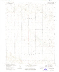 Texhoma NW Oklahoma Historical topographic map, 1:24000 scale, 7.5 X 7.5 Minute, Year 1973