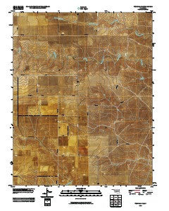 Texhoma NE Oklahoma Historical topographic map, 1:24000 scale, 7.5 X 7.5 Minute, Year 2010