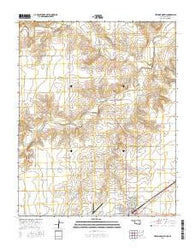 Texhoma North Oklahoma Current topographic map, 1:24000 scale, 7.5 X 7.5 Minute, Year 2016