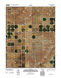 Texhoma SW Oklahoma Historical topographic map, 1:24000 scale, 7.5 X 7.5 Minute, Year 2011
