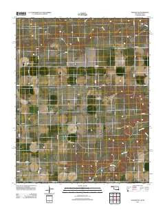 Texhoma SW Oklahoma Historical topographic map, 1:24000 scale, 7.5 X 7.5 Minute, Year 2012