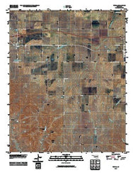 Texola Oklahoma Historical topographic map, 1:24000 scale, 7.5 X 7.5 Minute, Year 2010