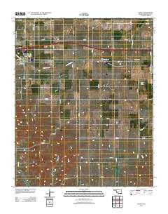 Texola Oklahoma Historical topographic map, 1:24000 scale, 7.5 X 7.5 Minute, Year 2012