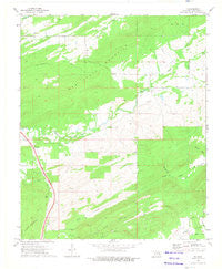Ti Oklahoma Historical topographic map, 1:24000 scale, 7.5 X 7.5 Minute, Year 1973