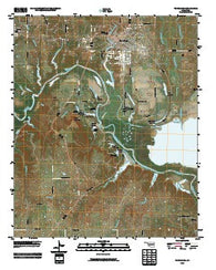 Tishomingo Oklahoma Historical topographic map, 1:24000 scale, 7.5 X 7.5 Minute, Year 2009