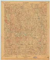 Tishomingo Oklahoma Historical topographic map, 1:125000 scale, 30 X 30 Minute, Year 1901