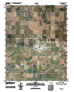 Tonkawa Oklahoma Historical topographic map, 1:24000 scale, 7.5 X 7.5 Minute, Year 2009