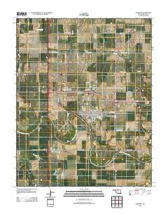 Tonkawa Oklahoma Historical topographic map, 1:24000 scale, 7.5 X 7.5 Minute, Year 2012