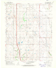 Tonkawa SE Oklahoma Historical topographic map, 1:24000 scale, 7.5 X 7.5 Minute, Year 1968