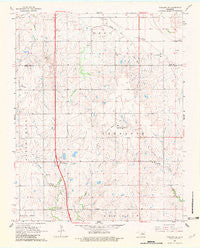 Tonkawa SE Oklahoma Historical topographic map, 1:24000 scale, 7.5 X 7.5 Minute, Year 1968