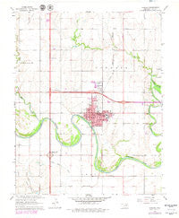 Tonkawa Oklahoma Historical topographic map, 1:24000 scale, 7.5 X 7.5 Minute, Year 1968
