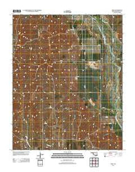 Trail Oklahoma Historical topographic map, 1:24000 scale, 7.5 X 7.5 Minute, Year 2012