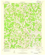Tribbey Oklahoma Historical topographic map, 1:24000 scale, 7.5 X 7.5 Minute, Year 1958