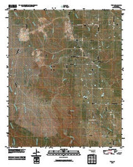 Troy Oklahoma Historical topographic map, 1:24000 scale, 7.5 X 7.5 Minute, Year 2010