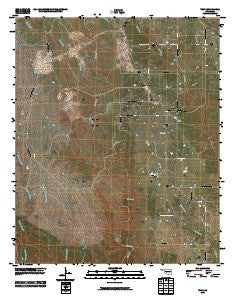 Troy Oklahoma Historical topographic map, 1:24000 scale, 7.5 X 7.5 Minute, Year 2010