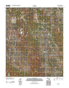 Troy Oklahoma Historical topographic map, 1:24000 scale, 7.5 X 7.5 Minute, Year 2013