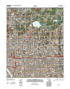 Tulsa Oklahoma Historical topographic map, 1:24000 scale, 7.5 X 7.5 Minute, Year 2012