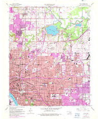 Tulsa Oklahoma Historical topographic map, 1:24000 scale, 7.5 X 7.5 Minute, Year 1954