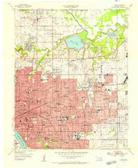 Tulsa Oklahoma Historical topographic map, 1:24000 scale, 7.5 X 7.5 Minute, Year 1954
