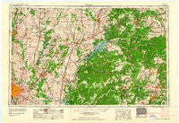 Tulsa Oklahoma Historical topographic map, 1:250000 scale, 1 X 2 Degree, Year 1963