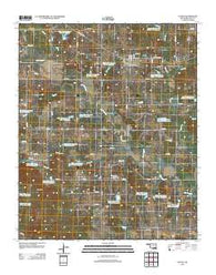 Tupelo Oklahoma Historical topographic map, 1:24000 scale, 7.5 X 7.5 Minute, Year 2012