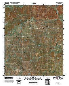 Tupelo NE Oklahoma Historical topographic map, 1:24000 scale, 7.5 X 7.5 Minute, Year 2009