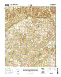 Tupelo NE Oklahoma Current topographic map, 1:24000 scale, 7.5 X 7.5 Minute, Year 2016