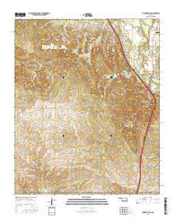 Turner Falls Oklahoma Current topographic map, 1:24000 scale, 7.5 X 7.5 Minute, Year 2016